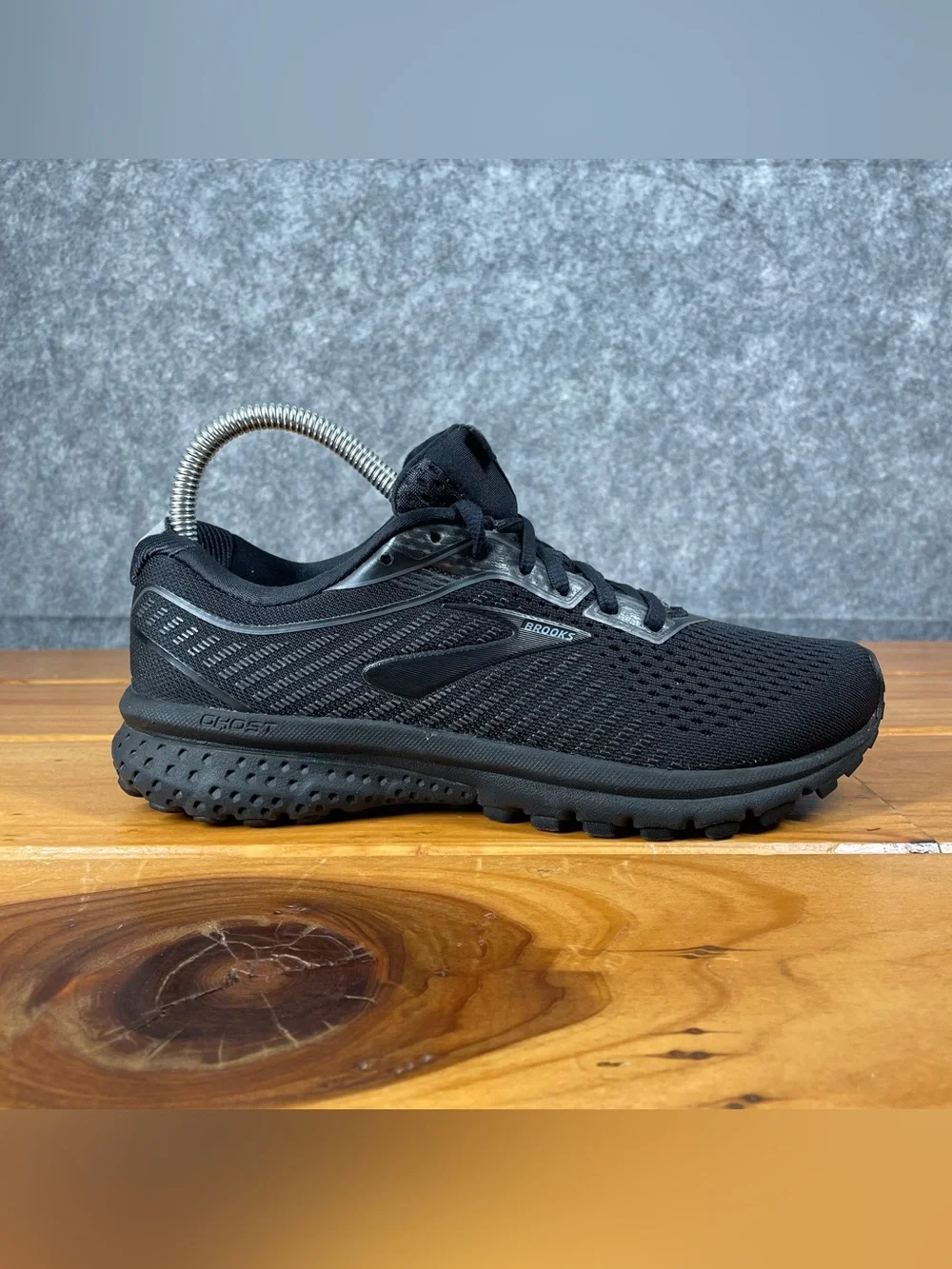 Brooks Ghost 12 Womens Size 7 B Black Gray Running Shoes Sneakers 1203051B040 - Picture 10 of 16